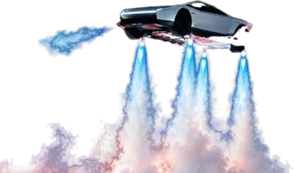 Tesla Roadster Rocket